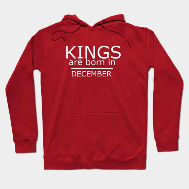 kings are born in december-Birthday Boy Shirt Hoodie by yassinstore